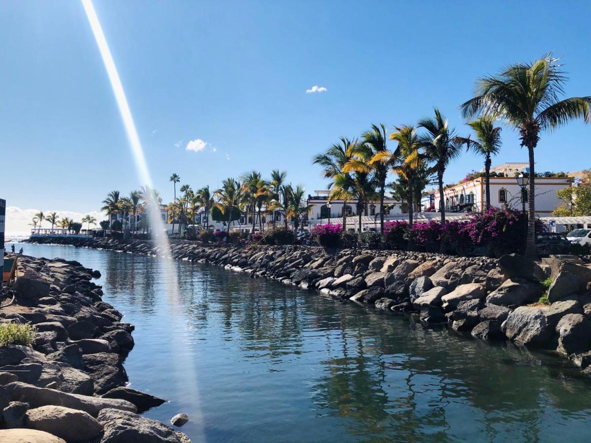 Puerto De Mogan - Little Venecia Harbour Apt 324 With 40Sqm Rooftop Terrace, Scandinavian Interior - Gran Canaria Bagian luar foto